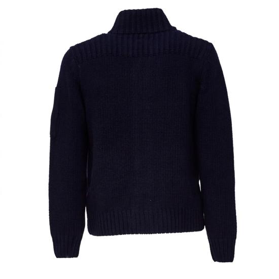 26FW 씨피 컴퍼니 가디건 21CMKN068A110149A Black - C.P. COMPANY