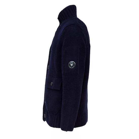 26FW 씨피 컴퍼니 가디건 21CMKN068A110149A Black - C.P. COMPANY