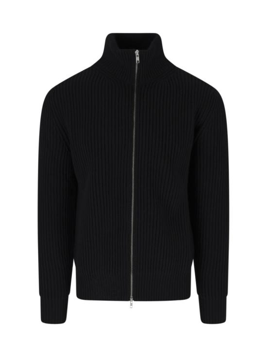 26FW MM6 메종마르지엘라 집업 니트 SH0AM0095 M13286900 Black