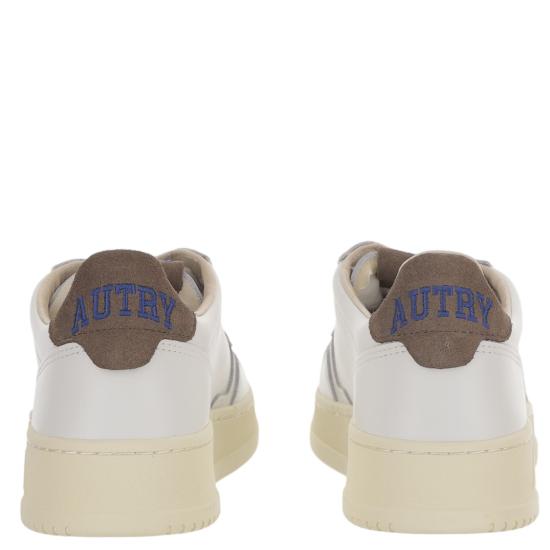 26FW 오트리 메달리스트 로우 스니커즈 AULMHJ03LEASUECOLLEGWHTCHOCOCHIP Grey - AUTRY