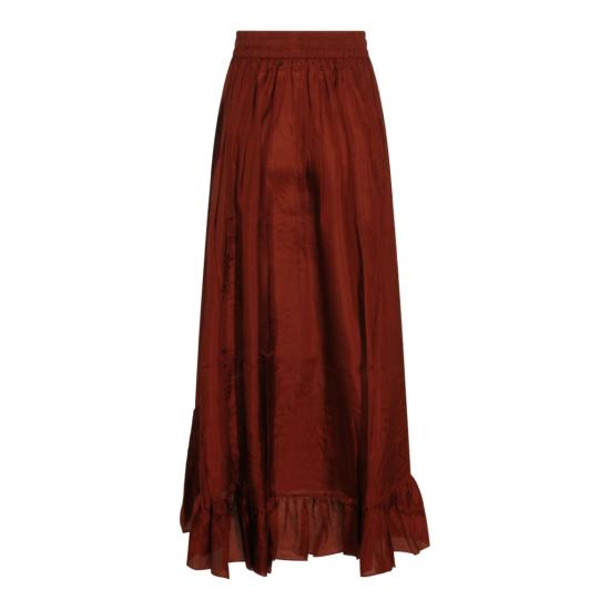 26FW 짐머만 롱 스커트 8440SSS261MER Red - ZIMMERMANN