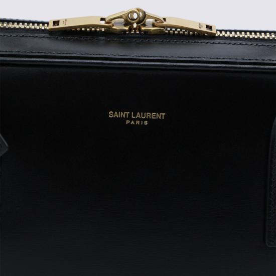 25FW 생로랑 스무스 가죽 소재 삭 드 주르 라지 슬림 바울레토 백 8446740SX0W1000 Black - SAINT LAURENT