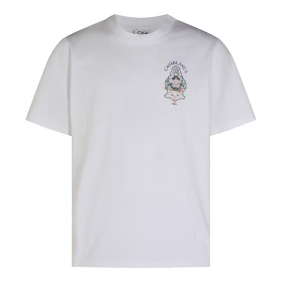 26FW 카사블랑카 반팔 티셔츠 MPF26JTS00101 White