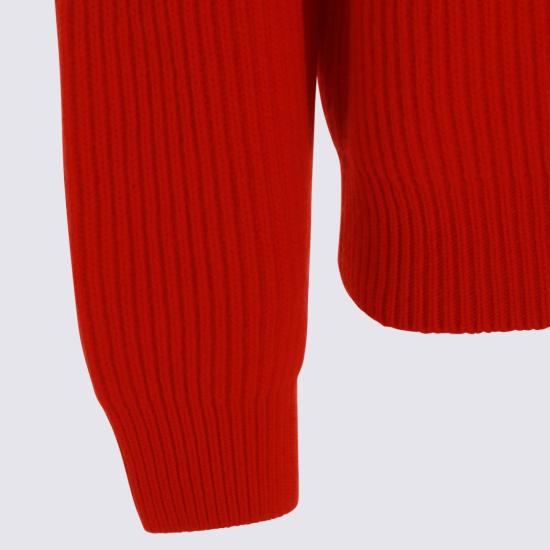 26FW 질샌더 집업 니트 J22GP0291J14848626 Red - JIL SANDER
