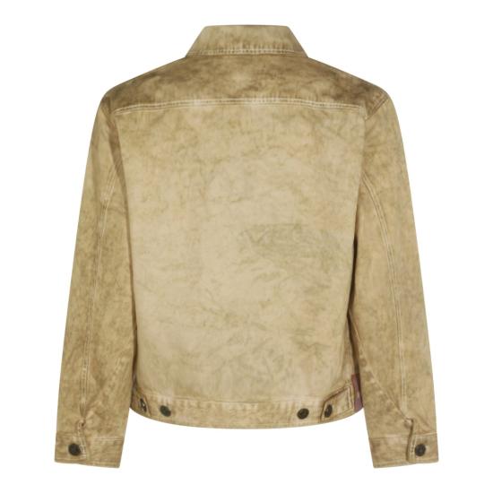 26SS 비비안웨스트우드 워시드 지퍼 캐주얼 자켓 2801000JW01HAC403 Neutrals - VIVIENNE WESTWOOD