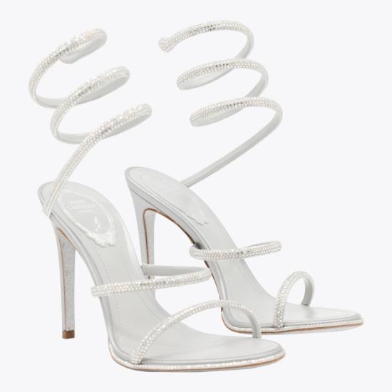 26FW 르네 카오빌라 샌들 C12538105R001V232 White - RENE CAOVILLA