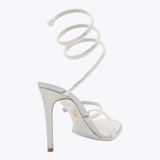 26FW 르네 카오빌라 샌들 C12538105R001V232 White - RENE CAOVILLA