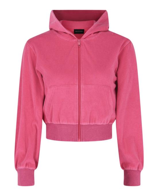  발렌시아가 BB 모텔 집업 후드 791755 TQVU8 5803 90166 M Pink