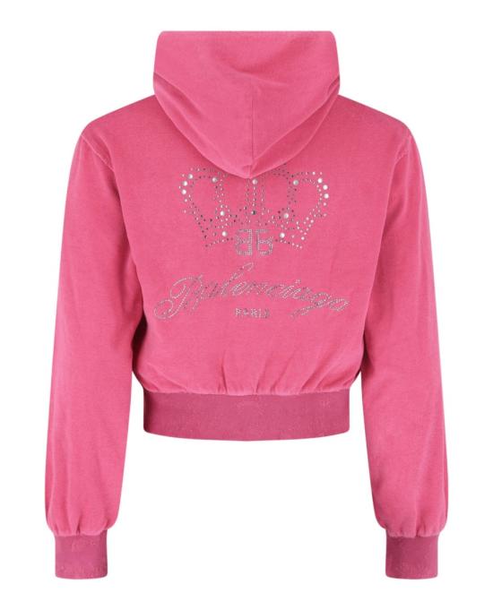  발렌시아가 BB 모텔 집업 후드 791755 TQVU8 5803 90166 M Pink - BALENCIAGA