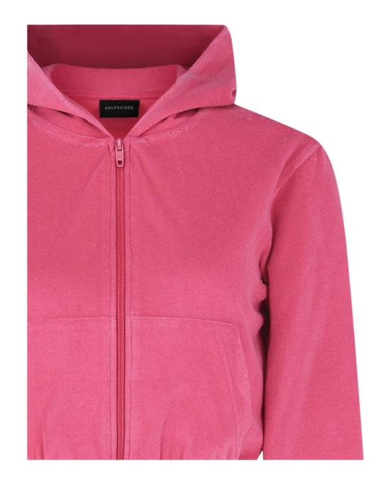  발렌시아가 BB 모텔 집업 후드 791755 TQVU8 5803 90166 M Pink - BALENCIAGA