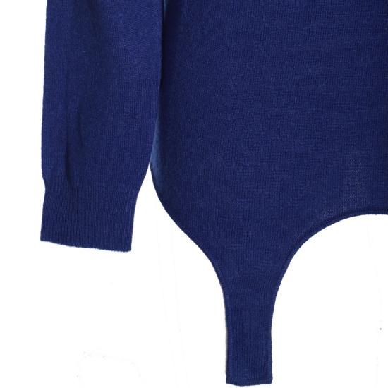  생로랑 캐시미어 터틀넥 스웨터 806969YALL24069 Blue - SAINT LAURENT