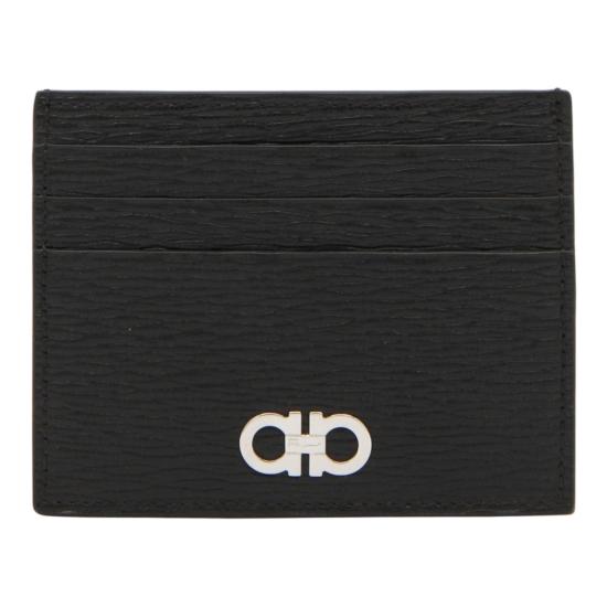 26FW 살바토레 페라가모 간치니 카드지갑 69891466A302004 Black