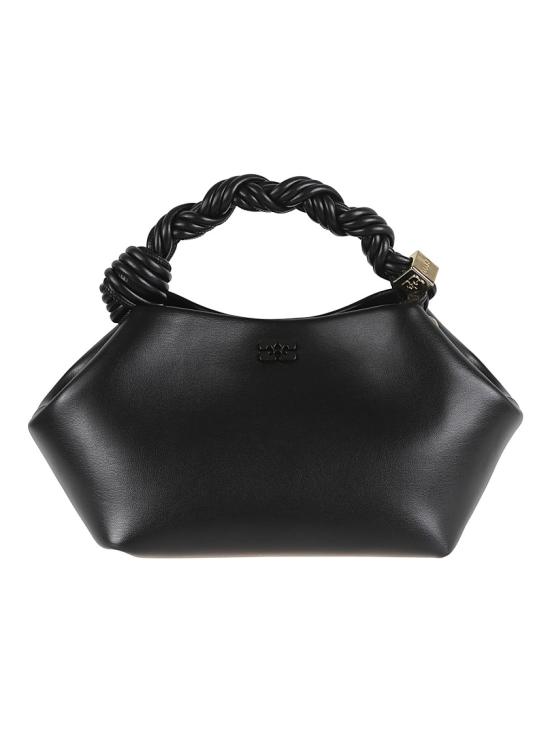 26FW 가니 스몰 레더 보우 토트백 A5241 099 Black