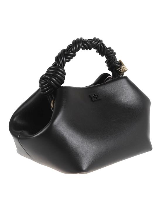 26FW 가니 스몰 레더 보우 토트백 A5241 099 Black - GANNI
