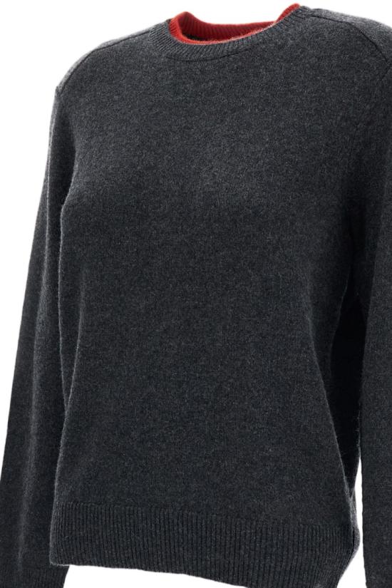26FW 루루 드 세종 스웨터 OTISCHARCOALRED Grey - LOULOU DE SAISON