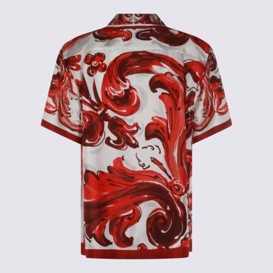 26FW 돌체앤가바나 반팔 셔츠 G5JH9THI133ID5DQ Red - DOLCE & GABBANA