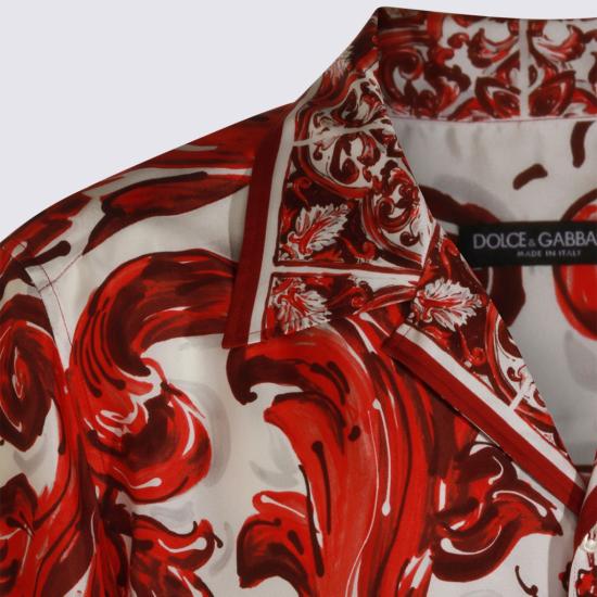 26FW 돌체앤가바나 반팔 셔츠 G5JH9THI133ID5DQ Red - DOLCE & GABBANA
