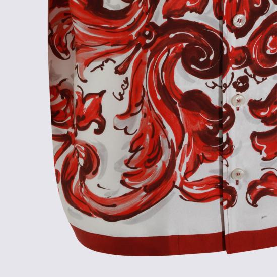 26FW 돌체앤가바나 반팔 셔츠 G5JH9THI133ID5DQ Red - DOLCE & GABBANA