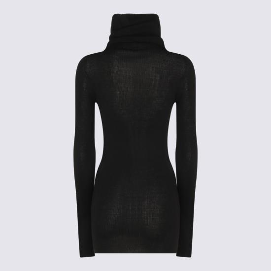 26FW 릭 오웬스 터틀넥 RP02F5614RIBM09 Black - RICK OWENS