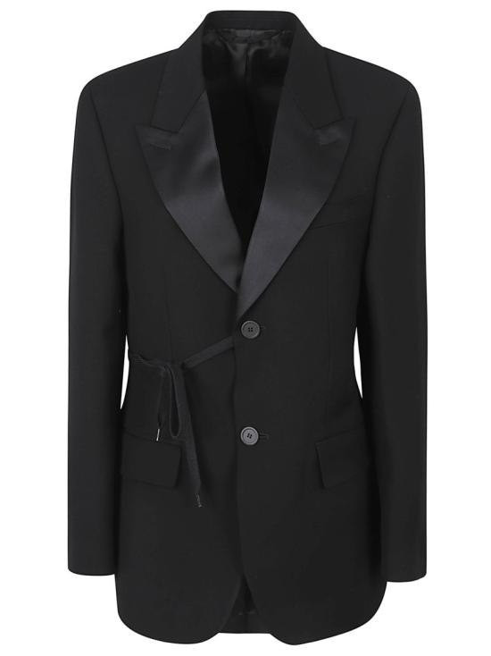 26SS 발렌시아가 수트 자켓 857389WTNT211000 Black