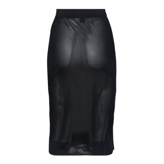  생로랑 미디 스커트 811119Y75YK4104 Black - SAINT LAURENT
