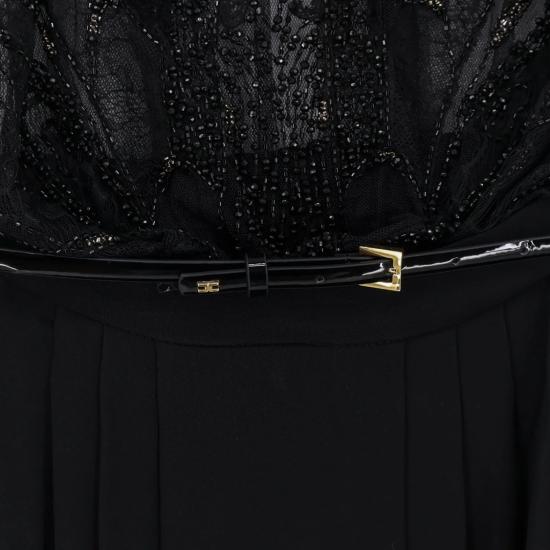 26SS 엘리자베타프랜치 롱 원피스 ABR4262E2110 Black - ELISABETTA FRANCHI
