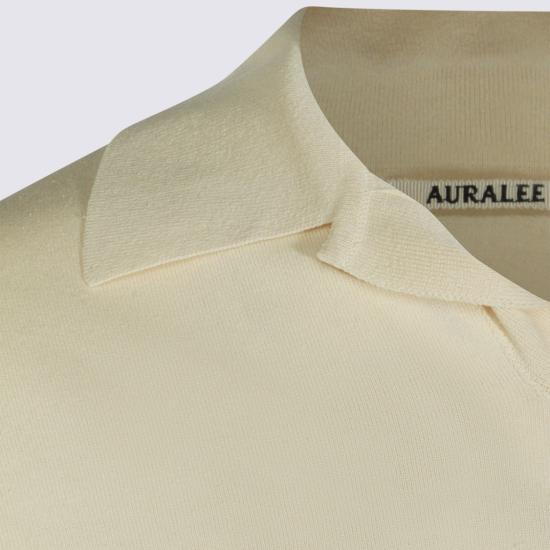 26SS 오라리 폴로 티셔츠 A26SP02SJIVORY Neutrals - AURALEE