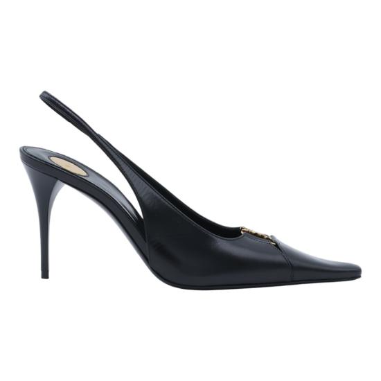 26FW 생로랑 베이비론 브레테유 슬링백 펌프스 806685AAEHI1000 Black
