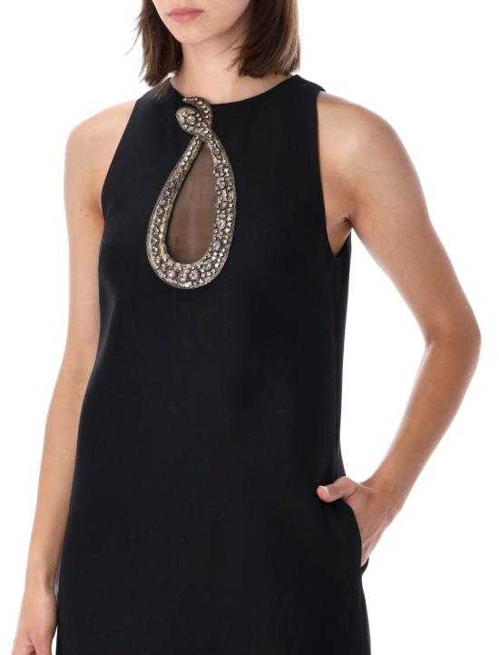 26SS 발렌티노 가라바니 숏 원피스 8B0VAKD51CFCRC Black - VALENTINO GARAVANI