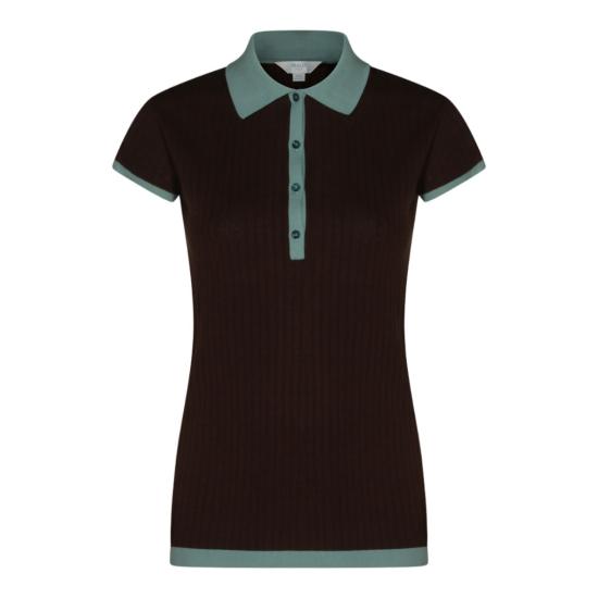 26SS 말로 폴로 티셔츠 DXD056F3I45EN137 Brown