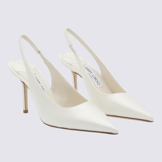 26FW 지미추 힐/펌프스 LOVESB85SAT080002 White - JIMMY CHOO