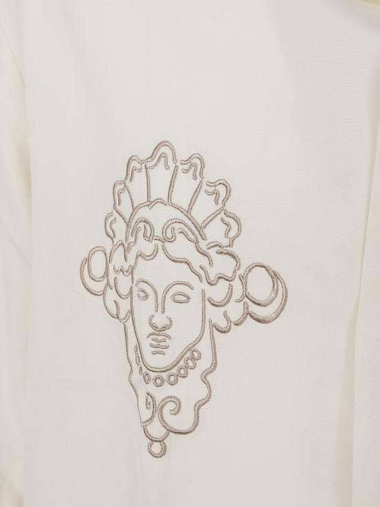 26SS 메종키츠네 폴로 티셔츠 QM00403WC5095M 0449 White - MAISON KITSUNE