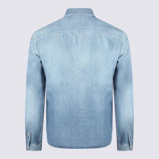 26SS 생로랑 데님 셔츠 862246Y29YA4428 Blue - SAINT LAURENT