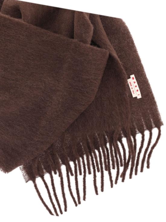 26FW 마르니 터콰이즈 알파카 스카프 SCMC0059Y0 UTW91800M29 Brown - MARNI