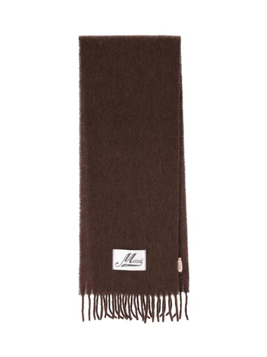 26FW 마르니 터콰이즈 알파카 스카프 SCMC0059Y0 UTW91800M29 Brown