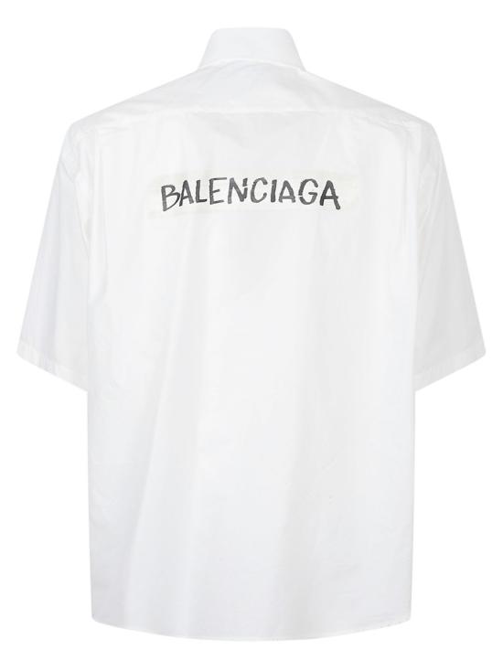 26SS 발렌시아가 반팔 셔츠 857810MTRM289000 White - BALENCIAGA
