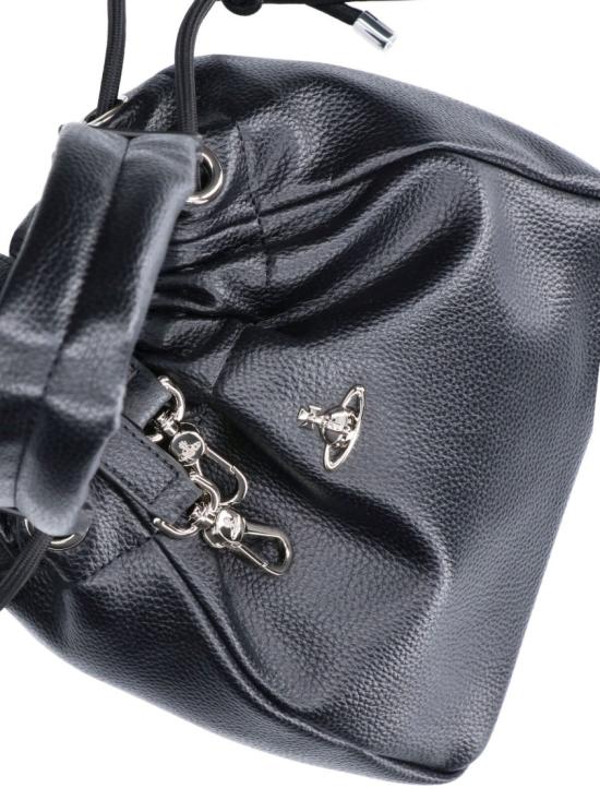 26FW 비비안웨스트우드 토트백 4C03000CU S000DN403 Black - VIVIENNE WESTWOOD