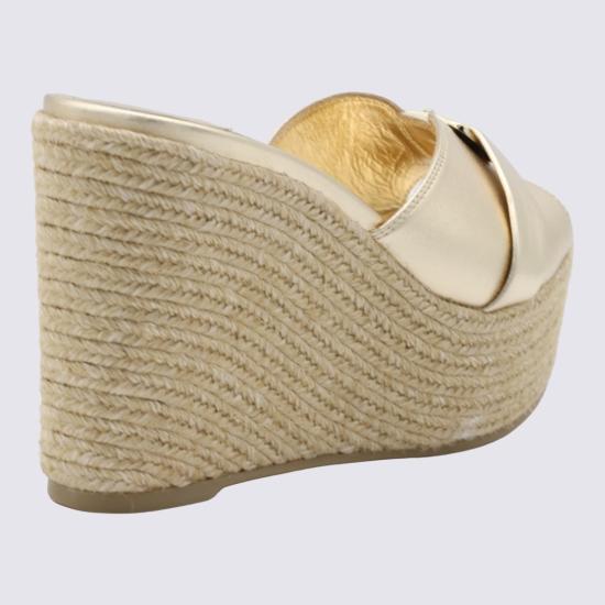26FW 지미추 뮬/슬리퍼 LEDAWEDGE100MJH000769 Neutrals - JIMMY CHOO