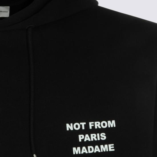 26FW 드롤드무슈 후드 티셔츠 PERMHO162CO127BL Black - DROLE DE MONSIEUR