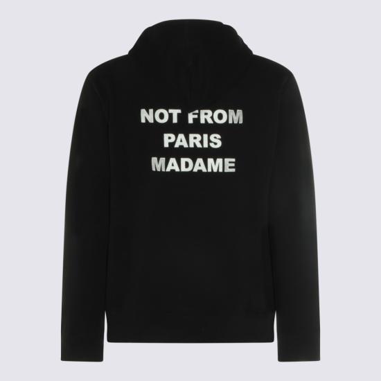 26FW 드롤드무슈 후드 티셔츠 PERMHO162CO127BL Black - DROLE DE MONSIEUR