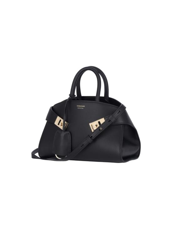 26FW 살바토레 페라가모 토트백 768853009 Black - SALVATORE FERRAGAMO