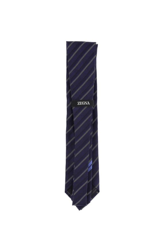 26SS 에르메네질도제냐 넥타이 Z3C46TA3 1P8BL1 Black - ERMENEGILDO ZEGNA