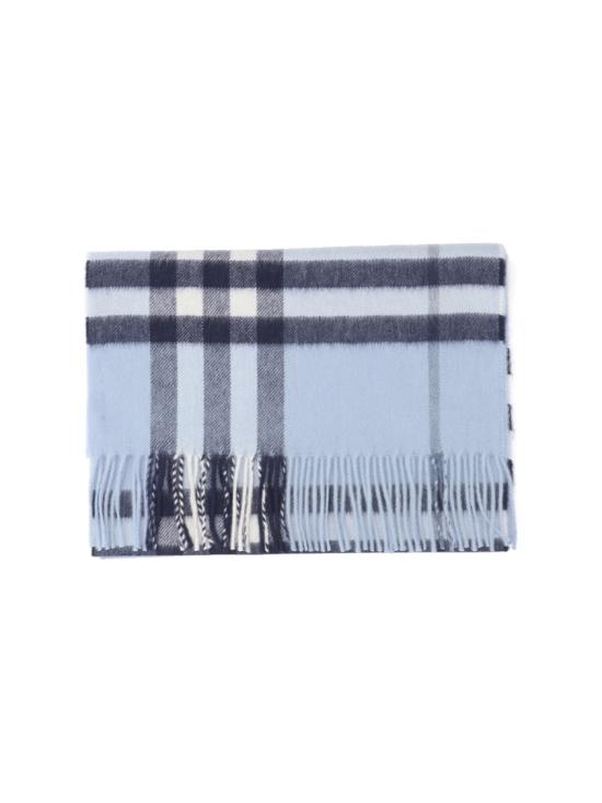 26FW 버버리 체크 캐시미어 스카프 8112636C3263 Blue - BURBERRY