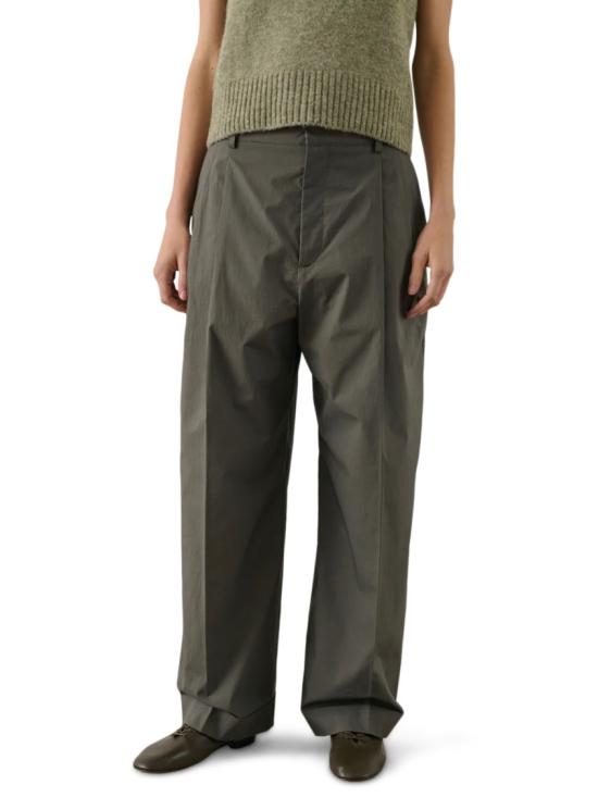 26SS 쉐르 스트레이트 팬츠 PAN1319WATSGRI0326S Green - SOEUR