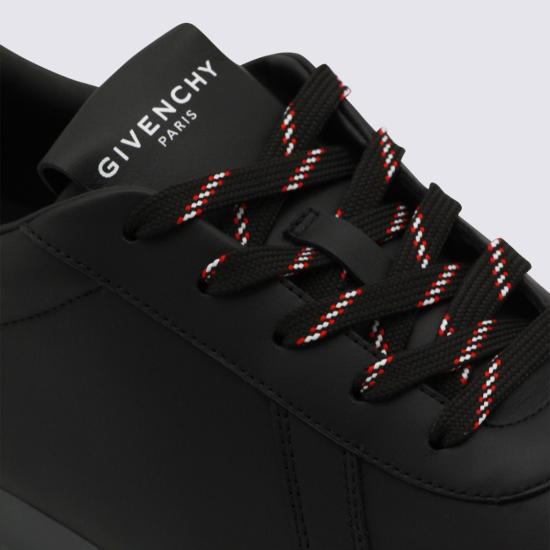 26SS 지방시 글라이드 레더 스니커즈 BH00B4H1X1001 Black - GIVENCHY