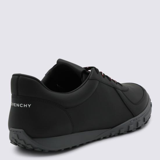 26SS 지방시 글라이드 레더 스니커즈 BH00B4H1X1001 Black - GIVENCHY