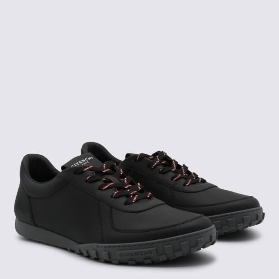 26SS 지방시 글라이드 레더 스니커즈 BH00B4H1X1001 Black - GIVENCHY