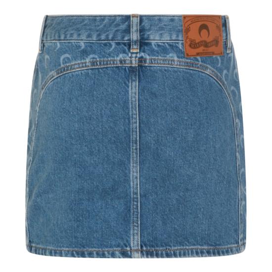 26SS 마린세르 데님 스커트 WSK135ACDEN0002BL05 Blue - MARINE SERRE