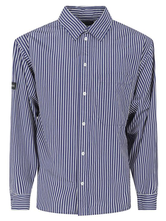 26SS 발렌시아가 긴팔 셔츠 857814MTTM348502 Blue