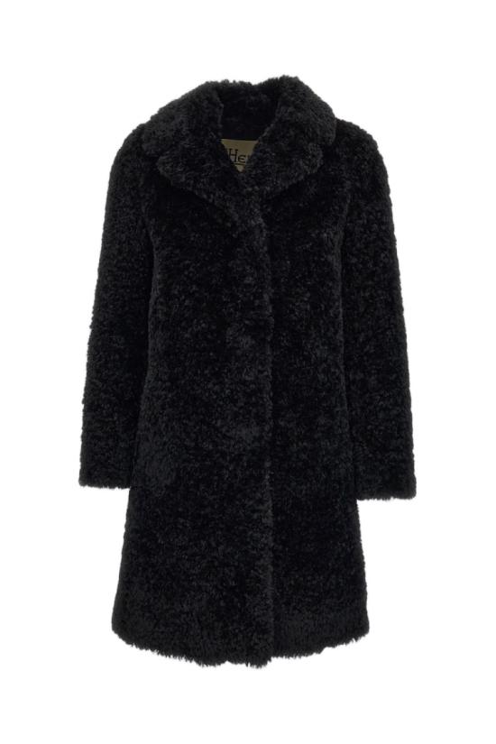 26FW 에르노 컬리 얼터너티브 퍼 코트 GC000503D124219300 Black